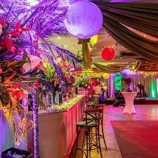 Joyful birthday party with juice bar